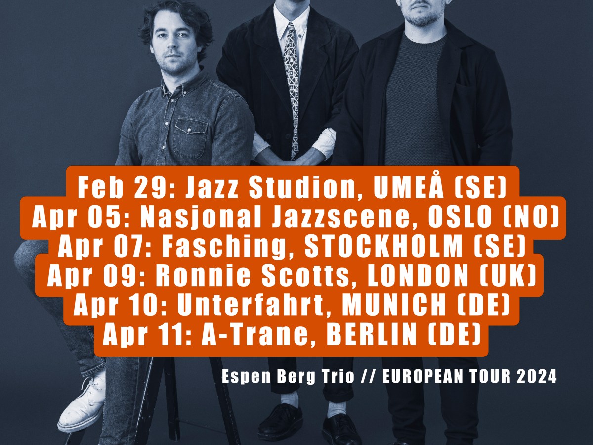 Espen Berg Trio – European Tour&nbsp;2024